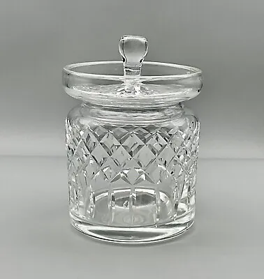 Buy ✨ A Gorgeous Vintage Crystal Cut Glass Lidded Honey/jam Pot/jar ✨ • 25£