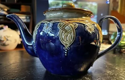 Buy Antique Royal Doulton Salt Glazed Teapot • 12£
