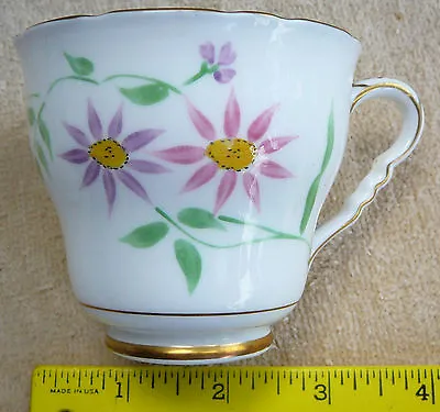 Buy Royal Stafford Bone China Tea Cup Made In England Pink & Lavender Flowers Floral • 12.33£