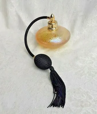 Buy Heron Glass Gold Perfume Atomiser From 1998 - Rust On Metal Parts - Hand Blown  • 10£