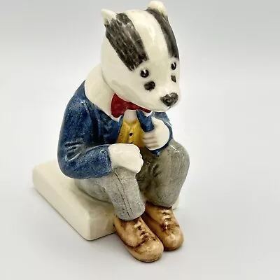 Buy BUY NOW - BESWICK- Bill Badger - RUPERT THE BEAR AND FRIENDS Style 1 1981 - VGC • 38£