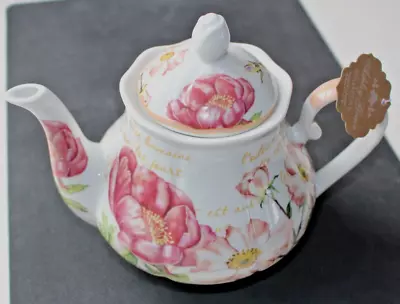 Buy Kent Pottery  Tea Pot , Blue Floral  - Ashley Grace Collection • 4.83£