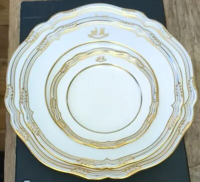 Buy ANTIQUE SPODE China MANNERS MAKYTH MAN MOTTO. PLATE SET OF 3. Mulberry Hall York • 60£