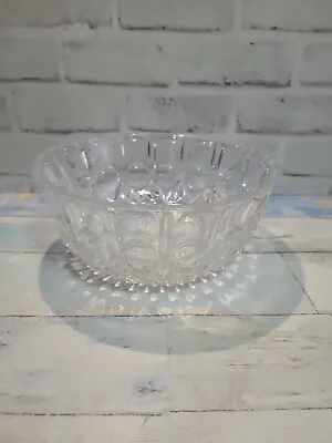 Buy Stunning Large Heavy Crystal Cut Glass Decorative Fruit/Trifle/Serving Bowl Dish • 10£
