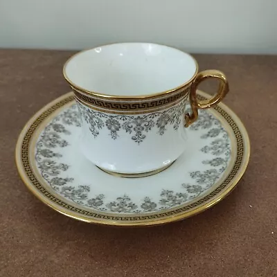 Buy Antique Edwardian, Brown Westhead Moore & Co. Cauldon 'Greek Key' Cup & Saucer  • 24.95£