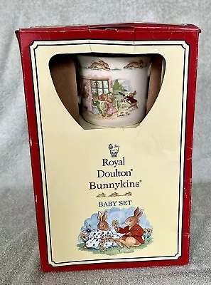 Buy Royal Doulton Bunnykins 2 Pieces  Set Of Plate & Two Handled Mug Boxed • 15.99£
