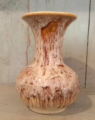 Buy Fosters Pottery Vase - Honeycomb Pattern - VGC • 21£