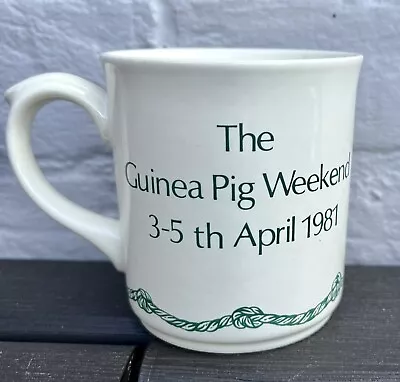 Buy Poole Pottery - Quay Hotel THE GUINEA PIG WEEKEND 1981 * Very Rare Mug * • 17.99£