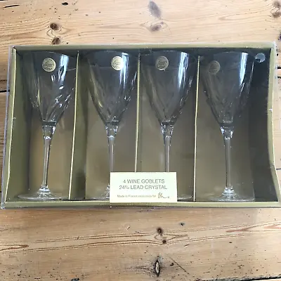 Buy Crystal D Arques Wine Goblets X4 Made For BHS • 22.99£