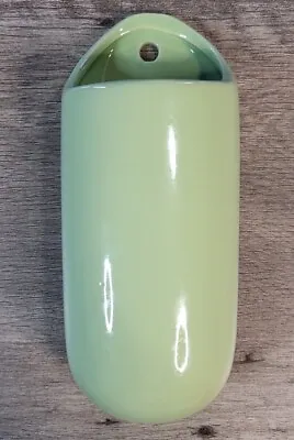 Buy Sage Green Ceramic Wall Vase Spring Garden NWOT • 16.30£