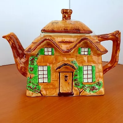 Buy Vintage Cottage Ware Teapot House Hanley Staffordshire Miniature Fairy English  • 12.50£