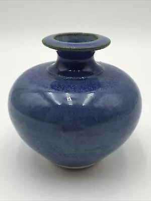 Buy Louis Mulcahy Hand Made Pottery Vase Blue Green 4” Dingle Ireland Posy • 14.40£