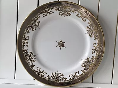 Buy De Lamerie Chatsworth Garland Encrusted Gold & Silver Edge Dinner Plate 10.75  • 150£