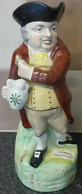 Buy Antique Mid 19th Century Staffordshire Pottery Hearty Good Fellow Toby Jug Vgc • 79.99£