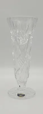 Buy Bohemia Czech Republic Hand Cut Lead Crystal Vase 24% Pbo • 19.97£