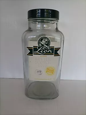 Buy Vintage Glass Sweet Shop Jar Sweeties Original Label Lion Classic Lid Wedding • 15£