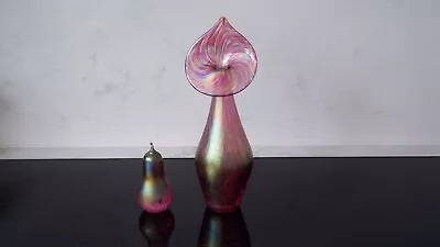 Buy Lustre Glass Vase Bowl & Pear 2 Pieces Alum Bay Heron Ditchfield No Idea • 19£