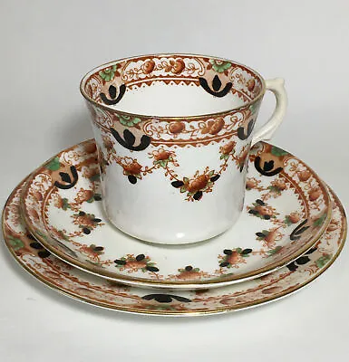 Buy Vintage Royal Vale China H.J.C. Longton England Tea Cup Saucer Desert Dish • 49.45£