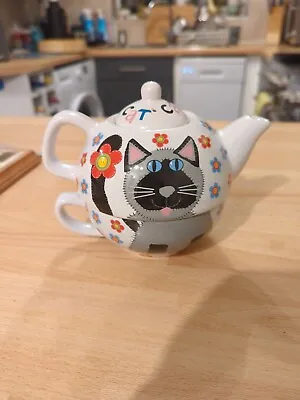 Buy Price & Kensington 'Cat'  'Top Cat' Integrated Teapot And Cup • 16.99£