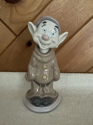 Buy Lladro Dopey #7534 From Snow White And The Seven Dwarfs Figurine SIGNED In Box • 152.30£