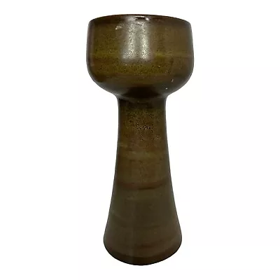 Buy Jersey Pottery Pillar Candle Holder Brown Mid Century 10  Tall • 17.99£