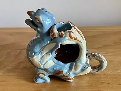 Buy Antique 1894 C H Brannam Barum Grotesque Bird Pottery Spill Vase • 795£