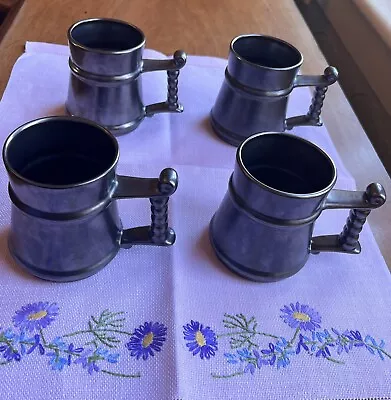 Buy 4 Matching Tankards Mugs From Prinknash Abbey In Good Condition • 24.95£