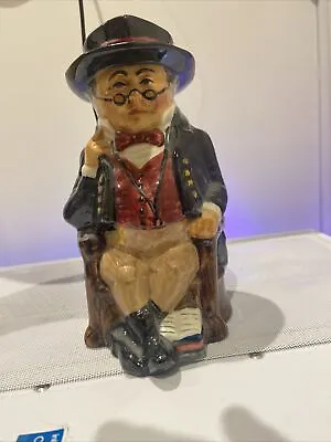 Buy Mr Pickwick Toby Jug. Roy Kirkham Staffordshire. Hand Painted Dickens Character • 9.60£