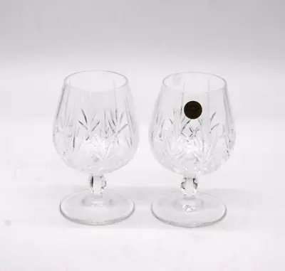 Buy RCR Royal Crystal Rock Set Of 2 Brandy Glasses Cut Lead Glass 5.5  • 3.49£