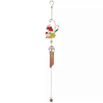 Buy Hand Crafted Metal & Glass Resin Toadstool Windchime • 18.99£