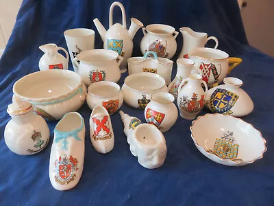 Buy Goss Crested China Nice Job Lot Of 20 Items All Perfect • 17.50£