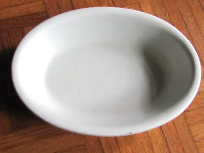 Buy Antique Heavy Ironstone Oval Serving Dish Bowl 10 1/8  Farm Kitchen • 33.36£