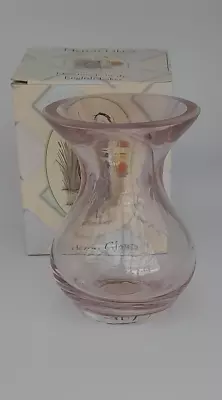 Buy Heron Glass Clear Purple Bud Vase - Hand Blown In English Lakes, UK - Gift Box • 26£