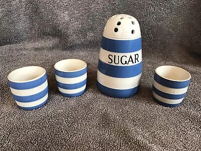 Buy Unusual Vintage 1930s T G Green Cornish Ware Sugar Shaker Sifter And Egg Cups • 15£