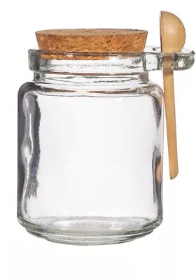 Buy Sass & Belle Glass Jar With Cork Lid And Spoon - Small • 2.95£