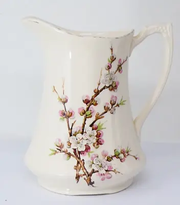 Buy Alfred Meakin 1 Pint Water Jug Hand Painted Apple Blossom Finish Vintage Ceramic • 12.95£