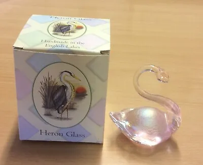 Buy Heron Glass - Swan (pink Pearlescent) In Original Box - Pre-owned • 13.50£