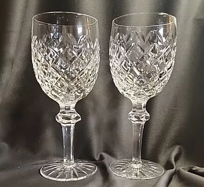 Buy Waterford Crystal Powerscourt Claret Wine Glasses Set Of 2, Made In Ireland • 83.44£