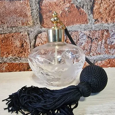 Buy Vintage Royal Brierley Studio Art Glass Iridescent Perfume Atomiser • 29.99£