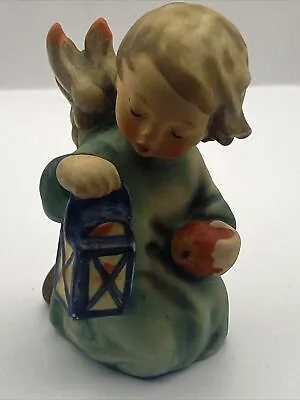 Buy Child Angel Holding A Lamp Amd Apple Pottery Figure By Goebel W Germany • 14.99£