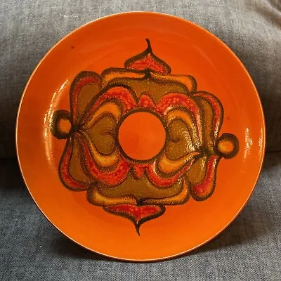 Buy STUNNING POOLE POTTERY DELPHIS DESIGN LARGE 10 Inch WALL PLATE / CHARGER 4A • 29.99£