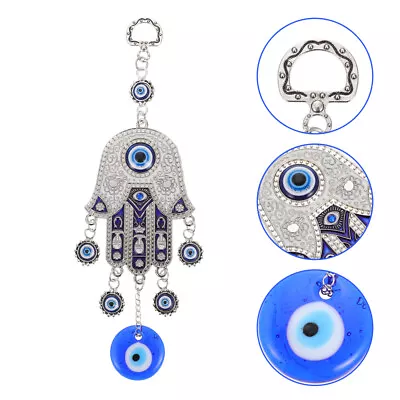 Buy  Glass Ornament Evil Eye Door Hanging Keychains For Backpacks • 5.99£