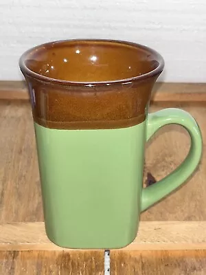 Buy ROYAL NORFOLK Fine Ceramics Coffee Tea Mug Green With Brown Rim 12 Oz. • 8.64£