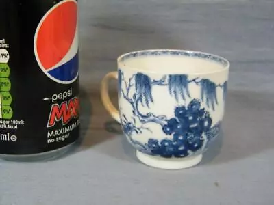 Buy ORIENTAL 18c CHINESE BLUE & WHITE PAINTED WILLOW TREE & FENCE TEA CUP C1760 • 14.95£