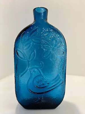 Buy Vintage Stelvia Wayne Hausted Empoli Decanter Glass Blue/Teal 10 1/2 Tall • 57.63£