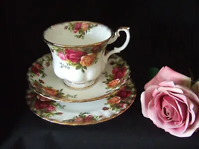 Buy Royal Albert Old Country Roses Bone China Trio Tea Cup Saucer & Plate 1st Qual • 8.99£