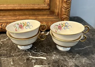 Buy Set Of 4Vintage Theodore Haviland NY Tea Cup Made In America Kenmore Collectible • 23.68£