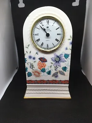 Buy Royal Grafton Bone China Quartz Clock - Liberty Garden Pattern • 40£