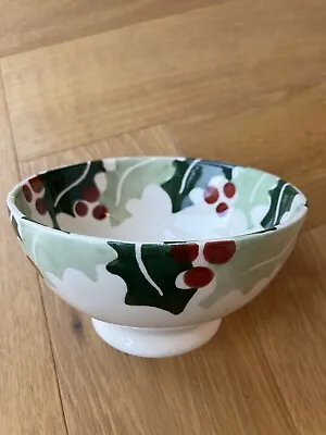 Buy Emma Bridgewater Rare Christmas Holly And Berries French Bowl 2016 Discontinued • 35£