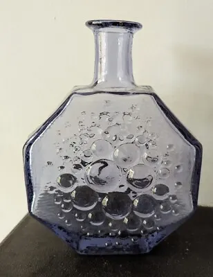 Buy Riihimaen Lasi Nanny Still Stella Polaris Lilac Bottle Vase Glass Alexandrite • 120£